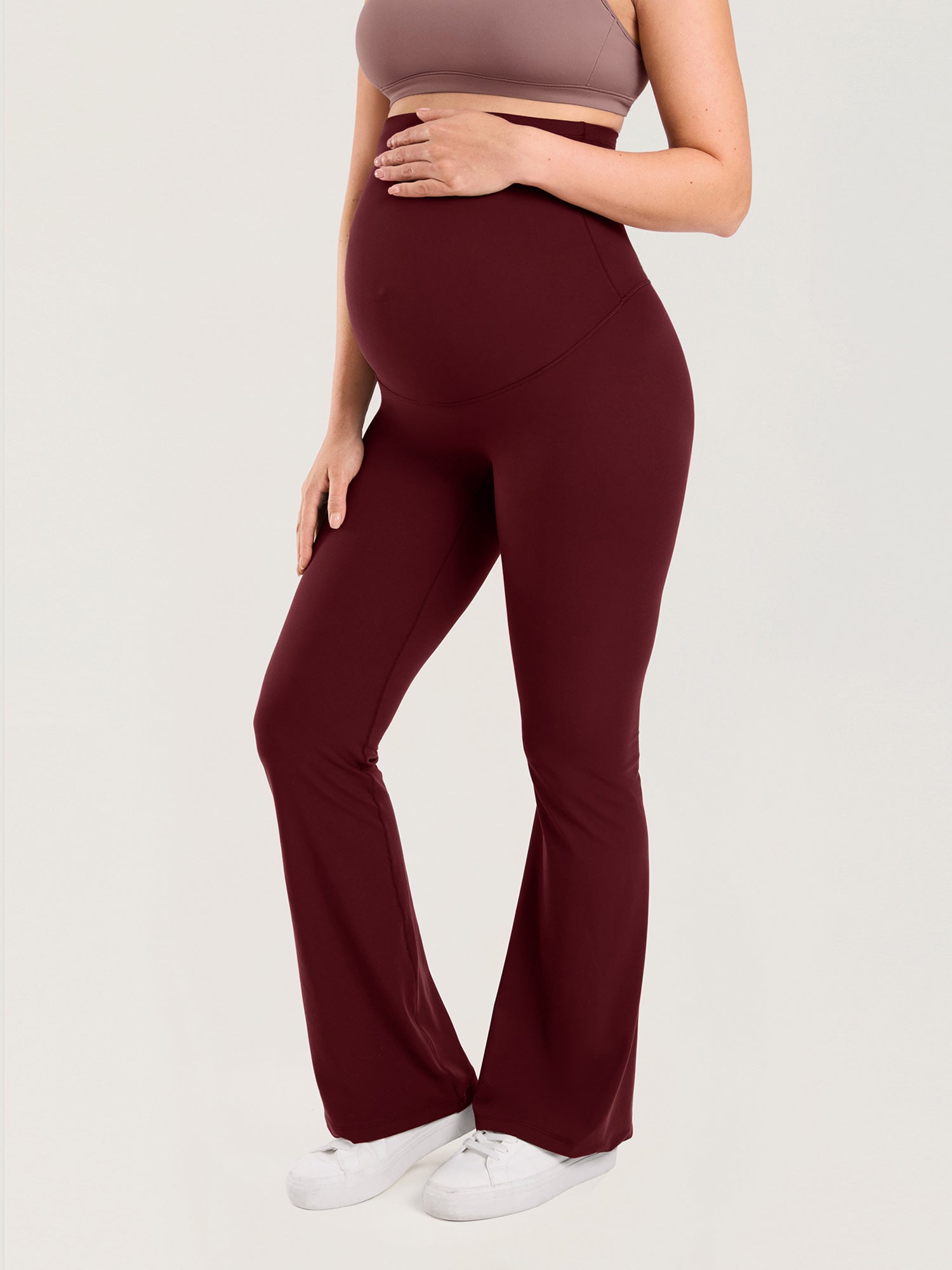 Natrelax® No Front Seam Maternity Flare Leggings 31.5"